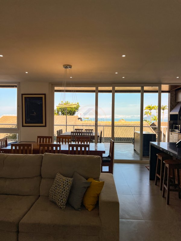 Casa em Condomínio Vista Mar na Praia de Juquehy com 4 suítes - São Sebastião - 