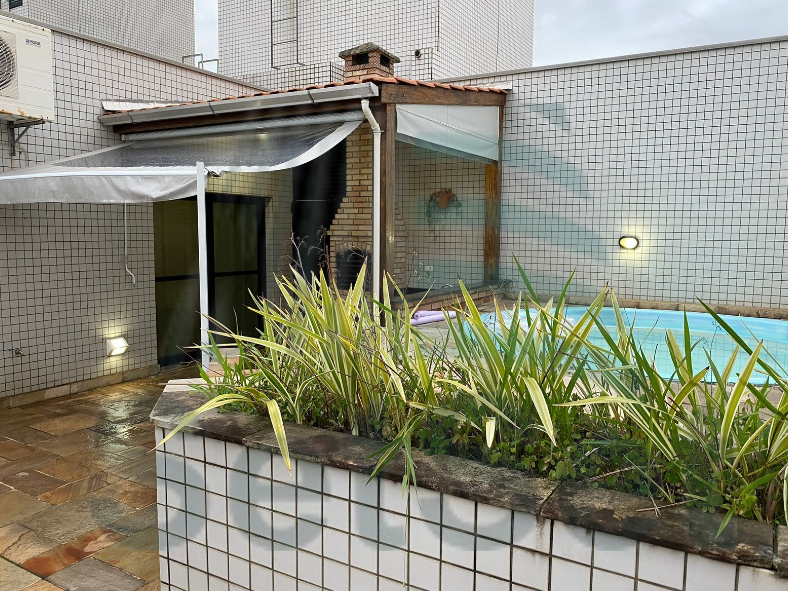 Cobertura  para locação  com 2 quartos e 1 vaga - Jardim Virginía  - Guarujá / SP - Guarujá - 