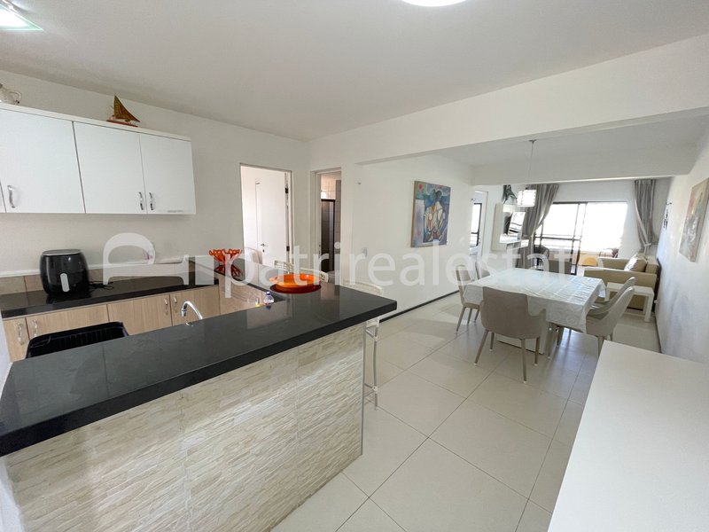 Apartamento Aquaville Resort 100 m² 3 Suites 3 wc 2 vagas Porto das Dunas - Aquiraz - CE Av. Mar Mediterrâneo Aquiraz - 