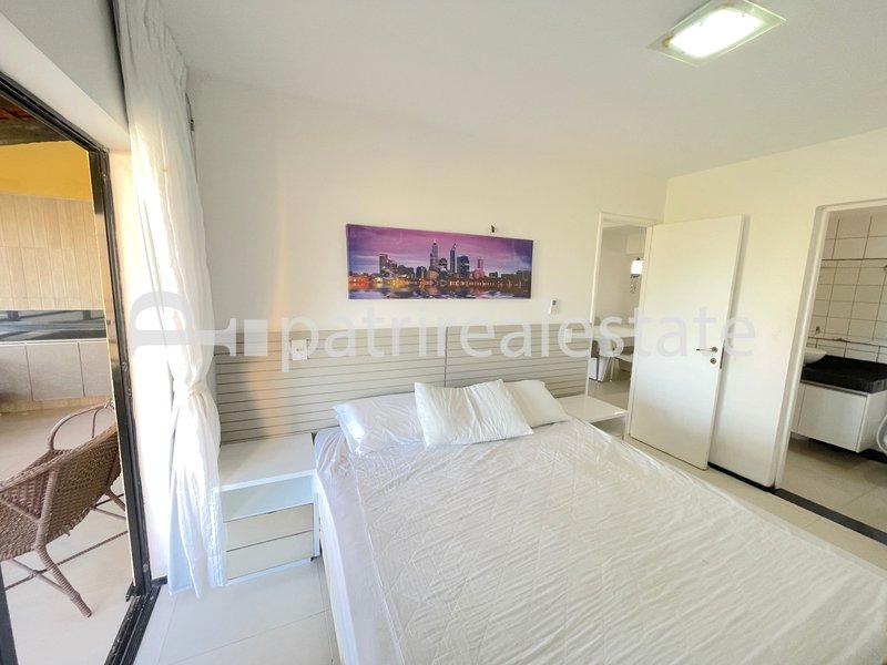 Apartamento Aquaville Resort 100 m² 3 Suites 3 wc 2 vagas Porto das Dunas - Aquiraz - CE Av. Mar Mediterrâneo Aquiraz - 