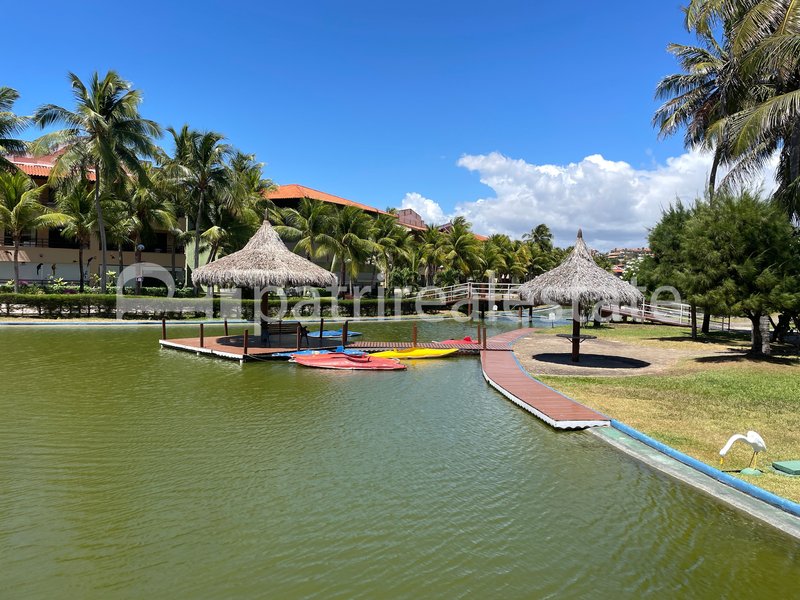 Apartamento Aquaville Resort 100 m² 3 Suites 3 wc 2 vagas Porto das Dunas - Aquiraz - CE Av. Mar Mediterrâneo Aquiraz - 