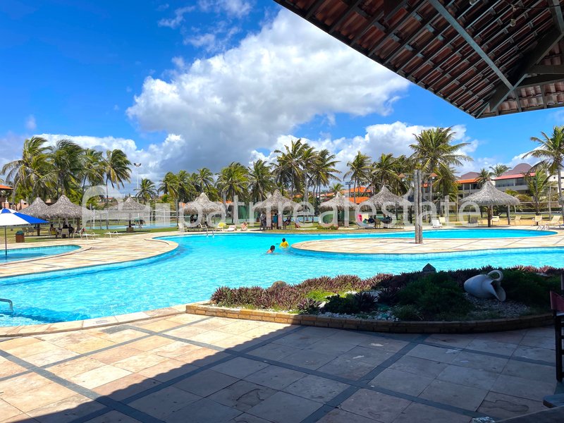 Apartamento Aquaville Resort 100 m² 3 Suites 3 wc 2 vagas Porto das Dunas - Aquiraz - CE Av. Mar Mediterrâneo Aquiraz - 