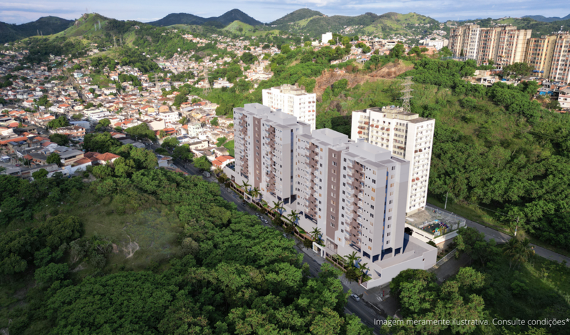 Apartamento Soul Fonseca 2 dormitórios 45m² Professor João Brasil Niterói - 