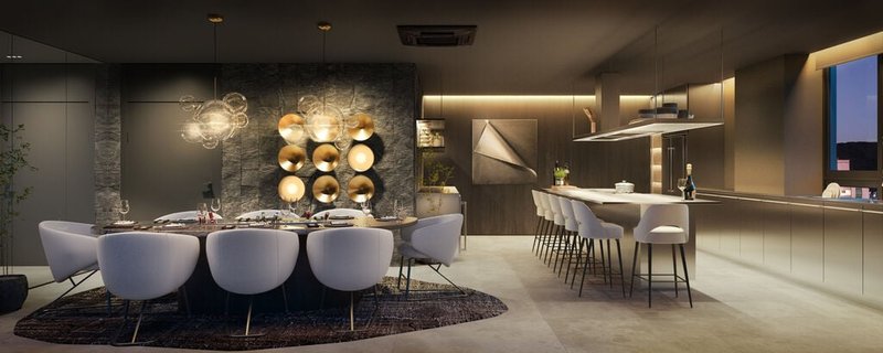 Apartamento Maestria 4 suítes 205m² Senador Atílio Fontana Porto Belo - 