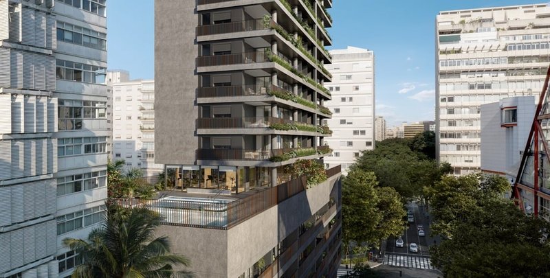 Apartamento Uapé Higienópolis - Residencial 191.08m² 3D Pará São Paulo - 