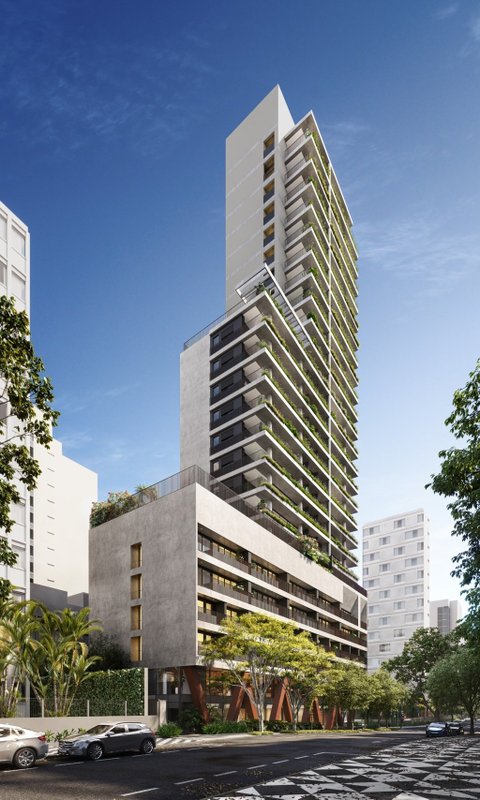Apartamento Uapé Higienópolis - Residencial 207m² 3D Pará São Paulo - 