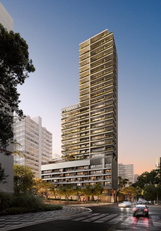 Apartamento Uapé Higienópolis - Residencial 207m² 3D Pará São Paulo - 