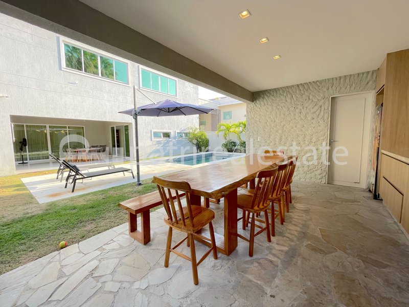 Casa Altissimo padrão com 468 m² 6 suítes 9 WC 4 vagas no Alphaville Fortaleza - CE Av. litoranea Eusébio - 