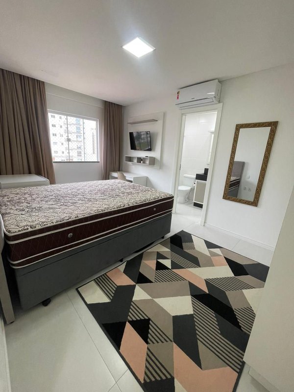 Apartamento mobiliado pronto para você morar com a família Rua 276 Itapema - 