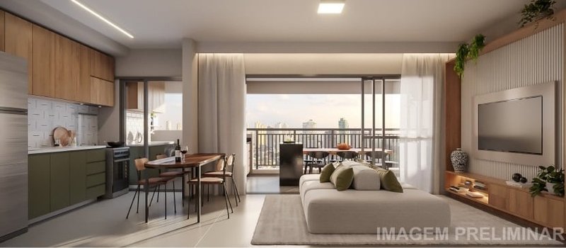 Apartamento Inspire Diálogo Home Resort 1 suíte 26m² Genésio Arruda São Paulo - 