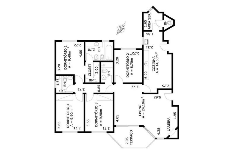Apartamento a venda - campo Belo - 1 suíte 119m² Gabriele D Annunzio São Paulo - 