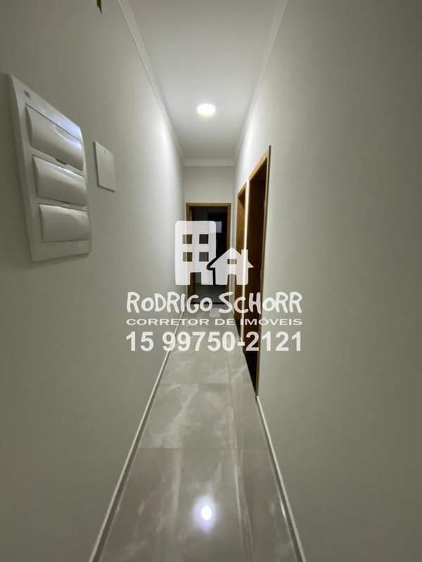 casa nova com 3 quartos sendo uma suíte, condomínio ypes 2 com garagem coberta Rua Chiquinha Rodrigues Tatuí - 