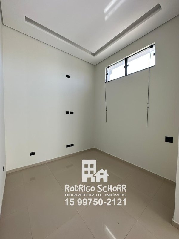 casa nova com 3 quartos sendo uma suíte, condomínio ypes 3 Rua Chiquinha Rodrigues Tatuí - 