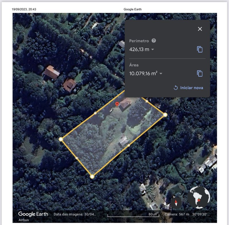 R$ 350.000 - BELO SÍTIO DE LAZER/MORADIA - CASA DE 120M2 - 10.000M2 - AÇUDE - NATUREZA Rua Primeiro-Sargento Euclides Barrachini Viamão - 