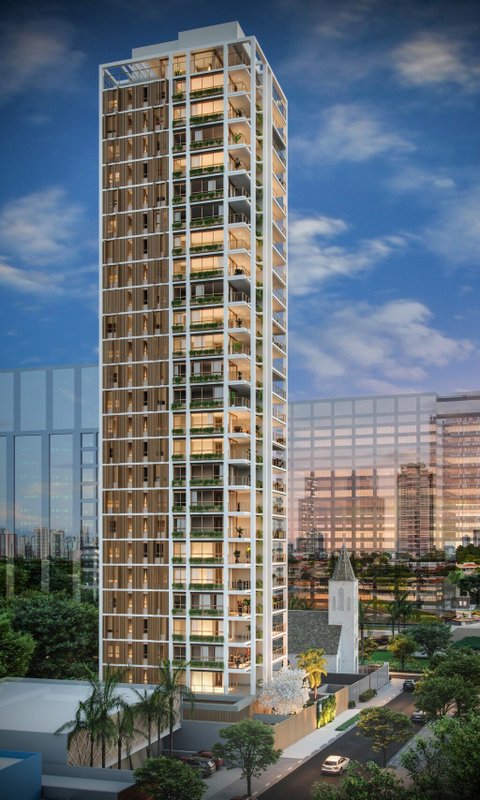 Apartamento no Itaim 2 suítes 106m² - Pronto novo Joaquim Floriano São Paulo - 