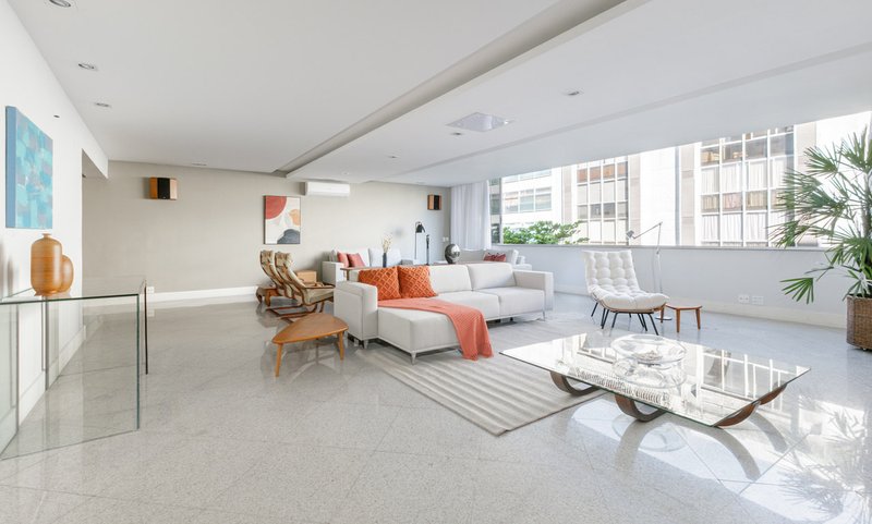 Apartamento para aluguel com 255 metros quadrados com 3 quartos em Arpoador Rua Joaquim Nabuco Rio de Janeiro - 