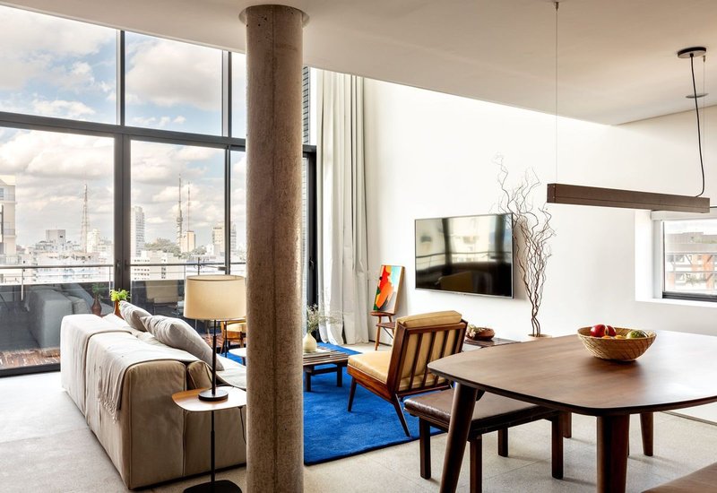Apartamento de 107m², 1 quarto em Vila Madalena Rua Senador César Lacerda Vergueiro São Paulo - 