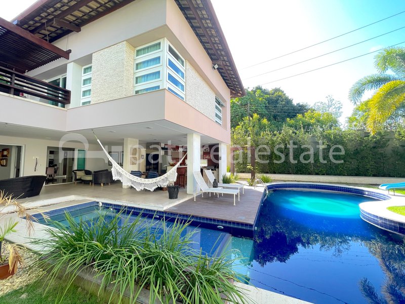Casa 740 m² em terreno de 1089 m² com 6 suítes 11 WC e 10 vagas - Alphaville Eusebio – CE Avenida Nova do Contorno Eusébio - 