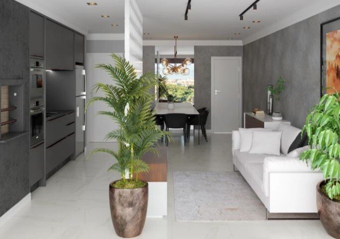 Apartamento Gaivotas Golden Residence 75.8m² 2D Brisamar Florianópolis - 