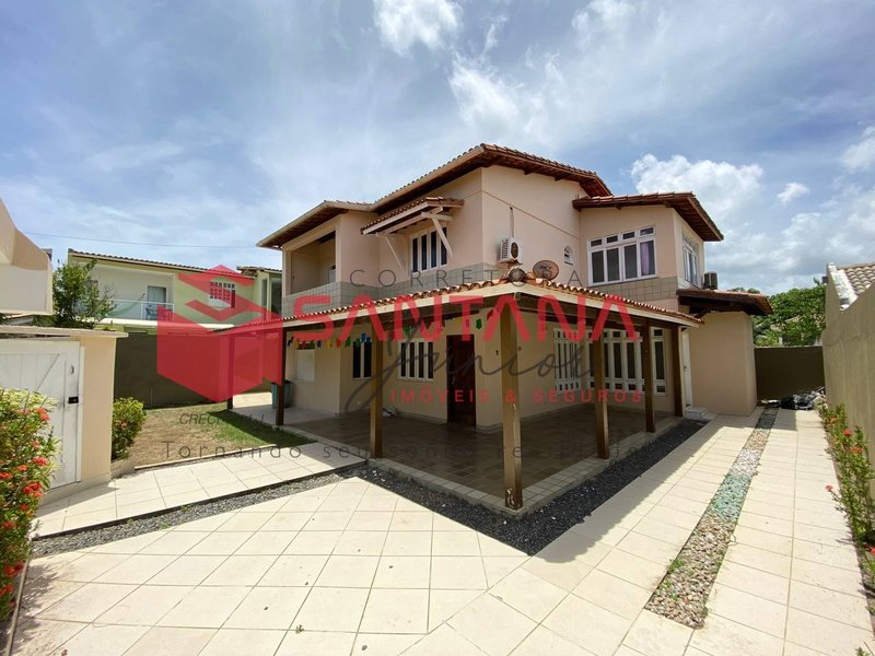 Casa alameda com suítes térreas, em Vilas do Atlântico. (INDISPONÍVEL) Alameda Praia de Iguapé Lauro de Freitas - 