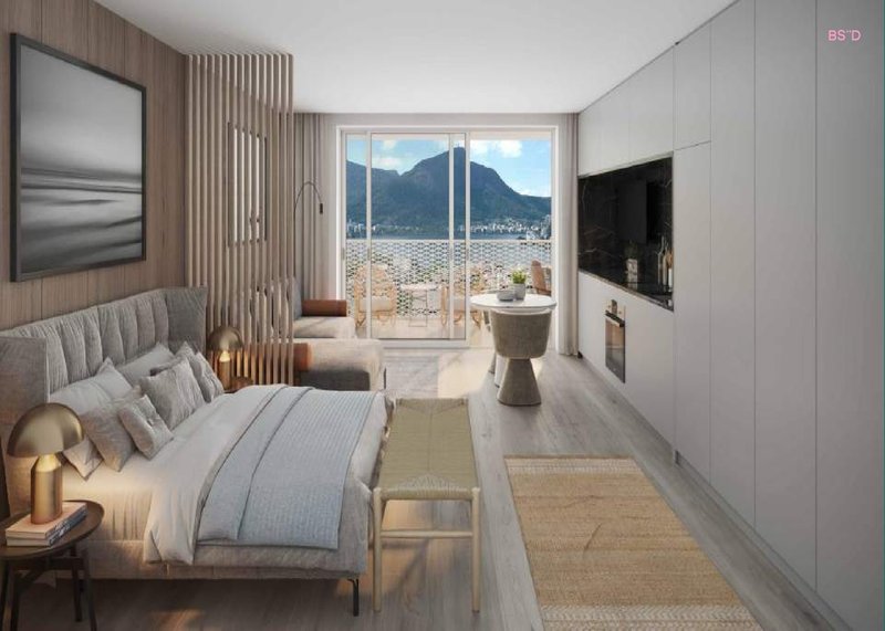 Apartamento duplex com varanda vista mar Rua Visconde de Pirajá Rio de Janeiro - 