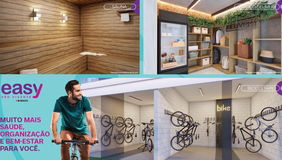 Apartamentos com 1 e 2 dormit&oacute;rios Rua Canrobert Pereira da Costa São Vicente - 