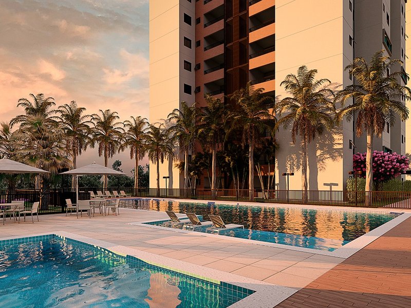 Apartamento de 68,27 m² com 2 Dormitórios e 1 Suíte no Resort Prime Avenida Caetano Gornati Jundiaí - 