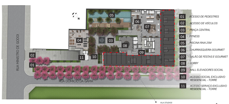 Apartamento de alto padrão de 173 m², 03 suítes, 02 vagas de garagem em São Paulo-SP Rua Ministro Godói São Paulo - 