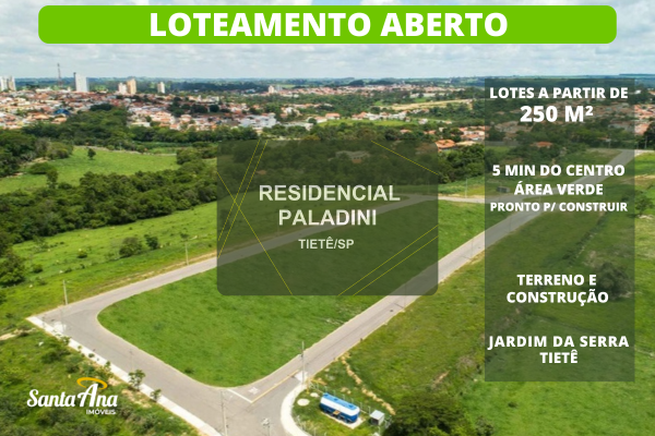 Residencial Paladini | Tietê Rua Lauro Paladini Tietê - Residencial Paladini Tietê