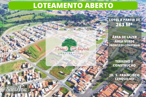 Terreno residencial &agrave; venda | 282 m&sup2; | R$ 127.327,50 | Portal di Napoli | Cerquilho/SP  Rua Ângelo Módulo Cerquilho - Portal di Napoli | Cerquilho