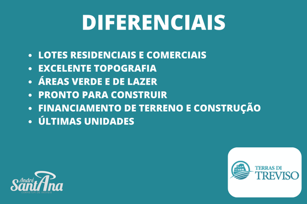 Terreno residencial &agrave; venda | 208 m&sup2; | R$ 135.337 | Terras di Treviso | Piracicaba/SP  Piracicaba - Diferenciais
