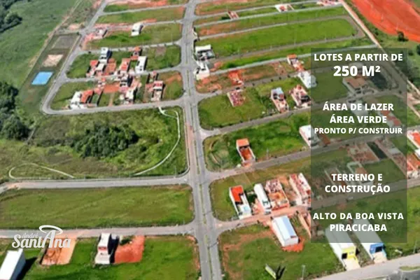 Terreno residencial &agrave; venda | 250 m&sup2; | R$ 120.000 | Alto da Boa Vista | Piracicaba/SP Rua Olivia Gobbo Nardelli Piracicaba - 