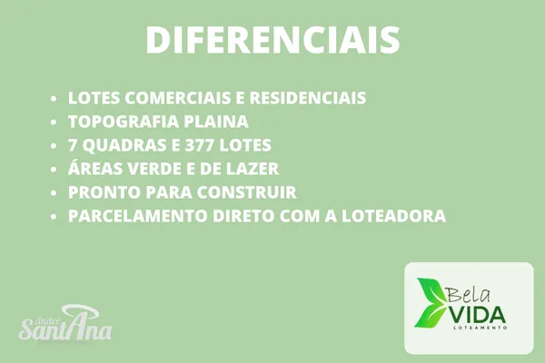 Terreno &agrave; venda | 176 m&sup2; | R$ 100.000 | Bela Vida | Saltinho/SP  Rua Joaquim Mendes Pereira Saltinho - 