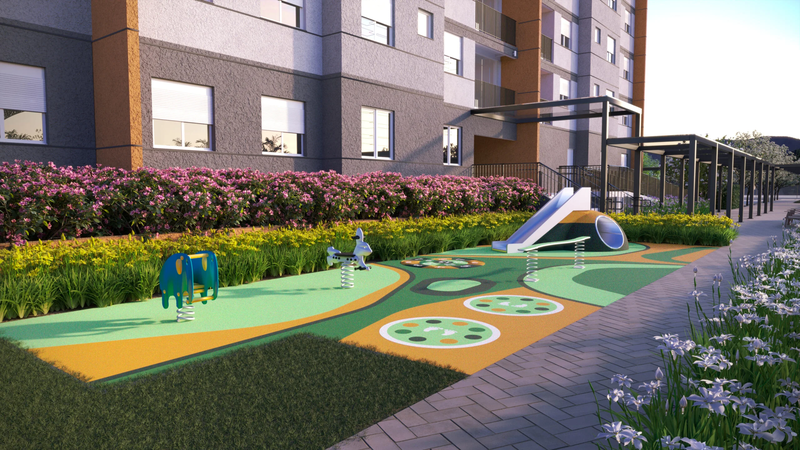 Apartamento com 72,19 m², 2 Dormitórios e 1 Suíte no Jardins do Horto Rua Irineu de Toledo Jundiaí - 