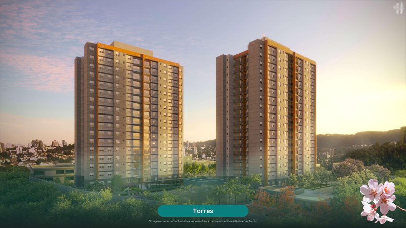Apartamento com 72,19 m², 2 Dormitórios e 1 Suíte no Jardins do Horto Rua Irineu de Toledo Jundiaí - 