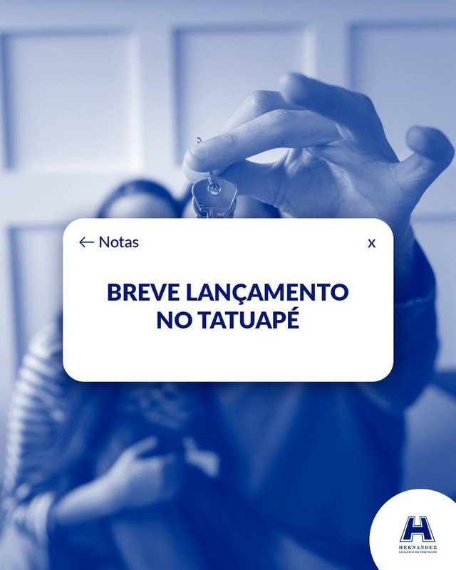 Breve Lançamento no Tatuapé (2025) Rua Emílio Mallet São Paulo - 
