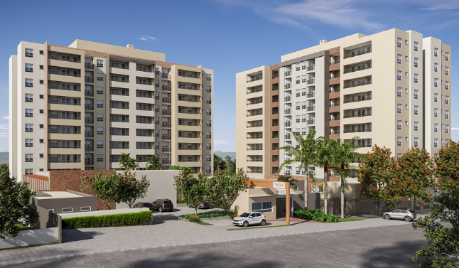 Apartamento com 2 Dormitórios e 1 Suíte no Manawa Residencial Rua Aristides Mariotti Jundiaí - 