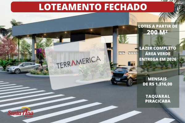 TerrAmerica TA | Piracicaba Avenida Charles Wesley Piracicaba - Terramerica