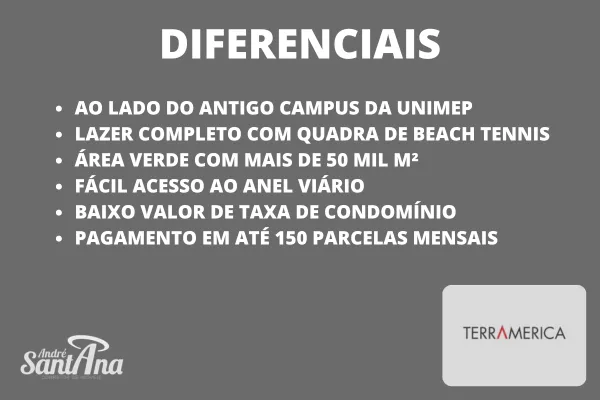 TerrAmerica | Piracicaba Avenida Charles Wesley Piracicaba - 