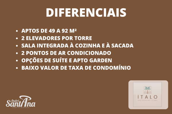 Apartamento &agrave; venda | 2 dormit&oacute;rios | 49 m&sup2; | R$ 246.959 | Abaet&eacute; | Piracicaba/SP  Piracicaba - Diferenciais