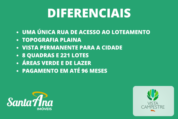 Vista Campestre | Piracicaba Rua Ariranha Piracicaba - Diferenciais