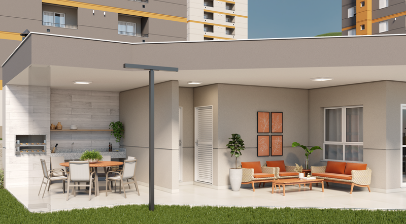 Apartamento com 53 m² e 2 Dormitórios no Residencial Vigore Colônia Avenida Nami Azem Jundiaí - 