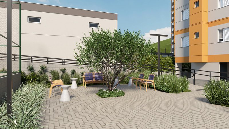 Apartamento com 53 m² e 2 Dormitórios no Residencial Vigore Colônia Avenida Nami Azem Jundiaí - 