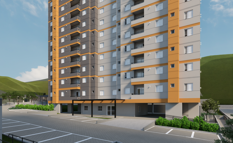 Apartamento com 53 m² e 2 Dormitórios no Residencial Vigore Colônia Avenida Nami Azem Jundiaí - 