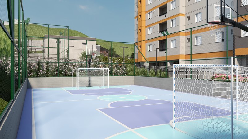 Apartamento com 53 m² e 2 Dormitórios no Residencial Vigore Colônia Avenida Nami Azem Jundiaí - 