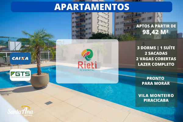 Residencial Rieti | Piracicaba Rua Regente Feijó Piracicaba - Residencial Rieti