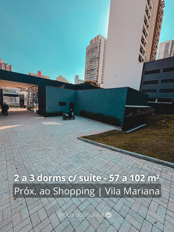 Pleno Vila Mariana: Apartamento de 2 dormitórios de 57 m² com vaga e lazer completo Rua Coronel Lisboa São Paulo - 