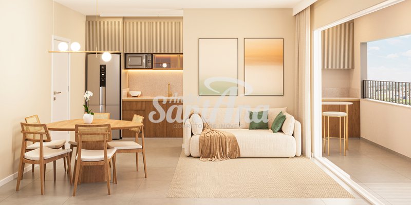Apartamento &agrave; venda | 2 dorms | 52 m&sup2; | R$ 266.340| Bongue | Piracicaba/SP  Piracicaba - Apto - Sala e Varanda