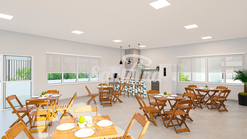 Apartamento &agrave; venda | 2 dorms | 52 m&sup2; | R$ 266.340| Bongue | Piracicaba/SP  Piracicaba - Espaço Churrasco