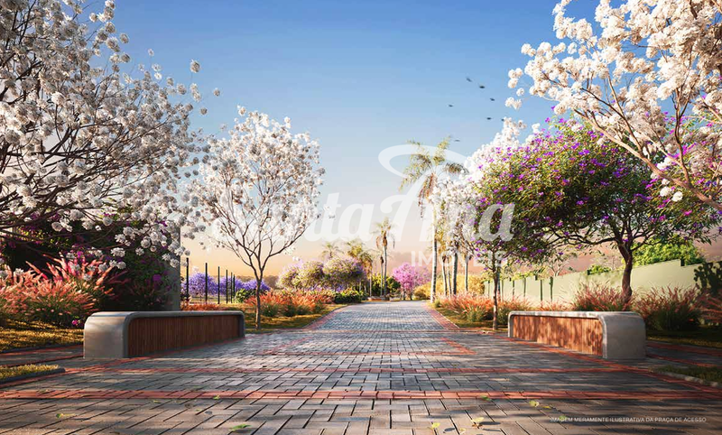 Terreno em Condomínio à venda | 250 m² | R$ 300.000 | Reserva Jequitibá | Piracicaba/SP Avenida Marco Pellegrino Piracicaba - Praça de Acesso